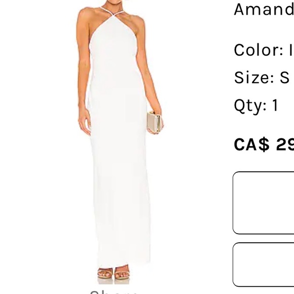 X REVOLVE Riesling Gown: Amanda Uprichard - Picture 1 of 5